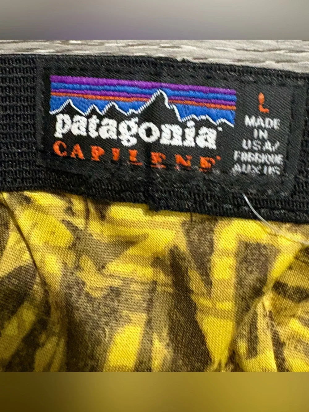 NWT Vintage Patagonia Capilene Silkweight Boxers Men Large Discontinued USA Made